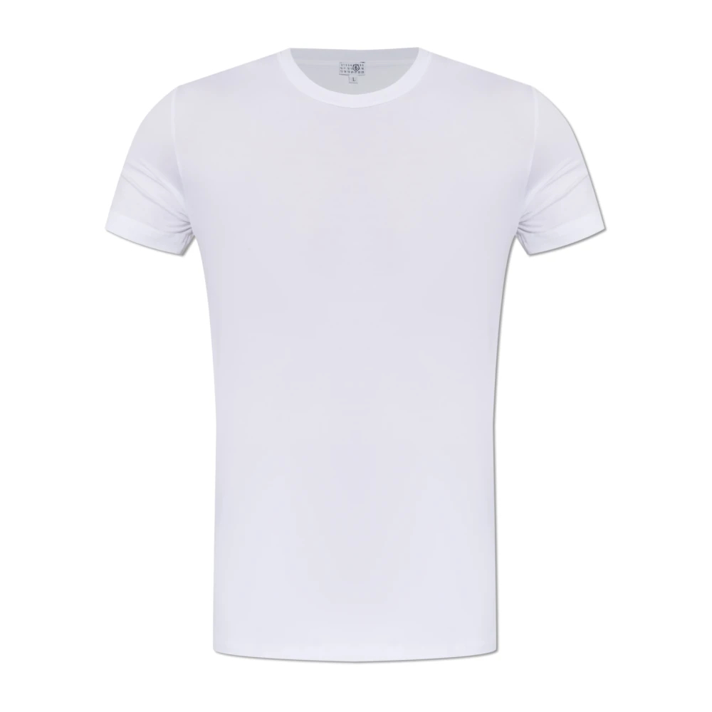 Mm6 Maison Margiela Herren Weiß - Lingerie T-Shirt - Tops - M