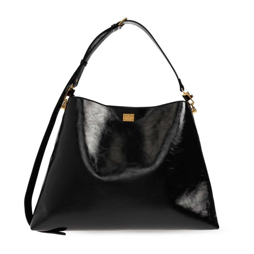 Dolce & Gabbana - Vittoria Große Schultertasche - Bags - Damen - Schwarzk - One Size - Bild 6