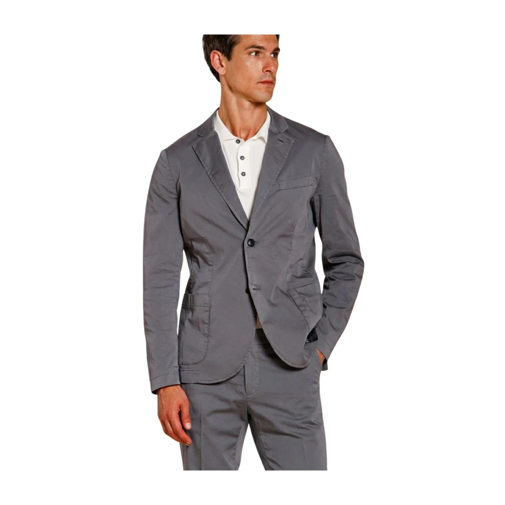 Mason's Herren Blau - Da Vinci Travel Blazer - Jackets - 3XL