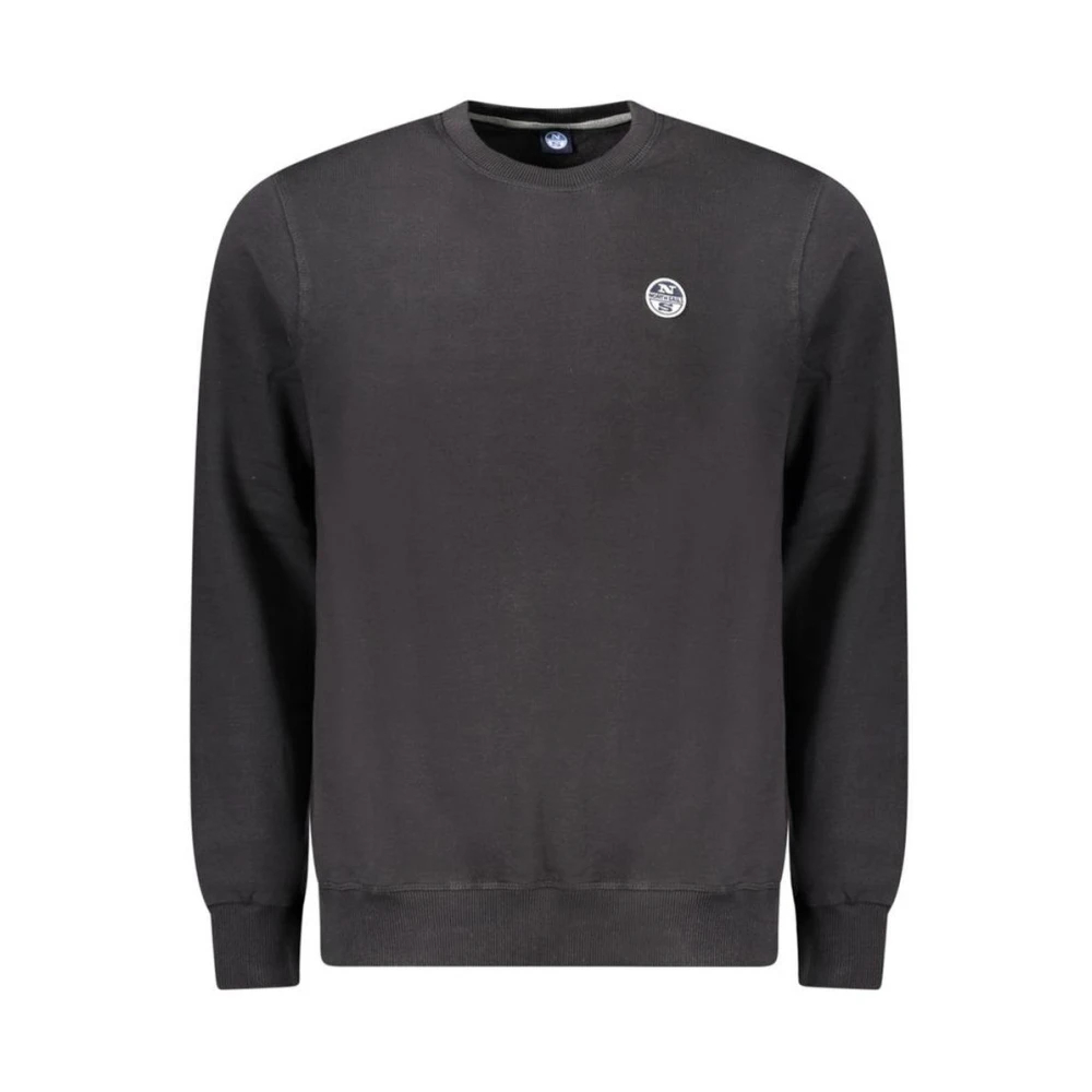North Sails - Schwarzer Baumwoll Herren Pullover - Sweatshirts & Hoodies - Herren - Schwarzk - M - Bild 6
