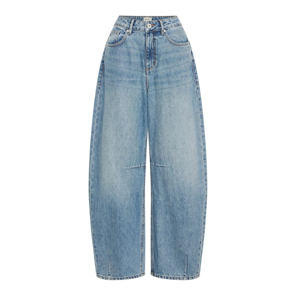 VAN GRAAF Ichi Damen Denim Jeans Ihmilana Hohe Taille Baumwolle Blau, Größe 30-32 - Bild 4