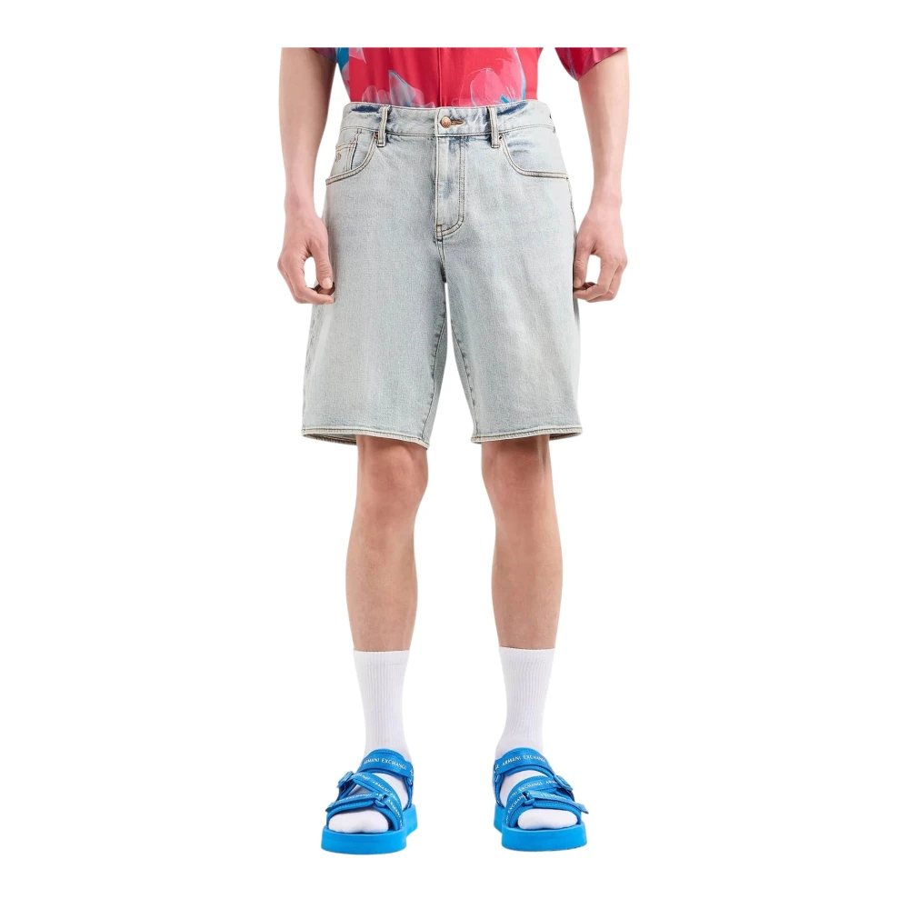 Armani Exchange Herren Blau - J65 Denim Shorts - Shorts - W32