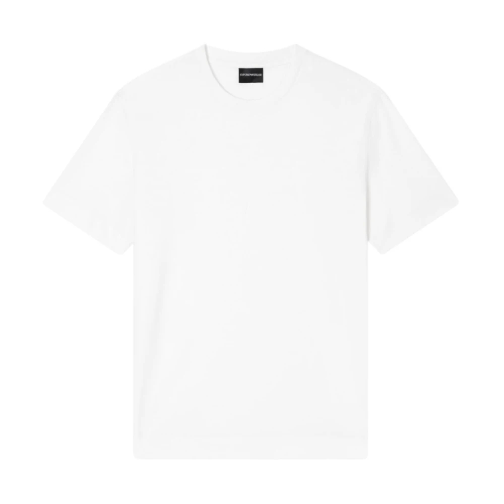 Emporio Armani Herren Weiß - Kurzärmeliges T-Shirt - Tops - M
