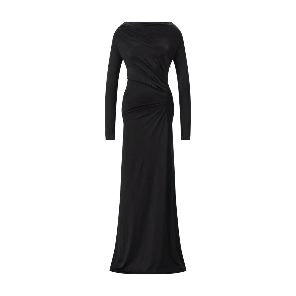 Victoria Beckham - Ruched Maxi Dress - Dresses - Damen - Schwarzk - 2XS