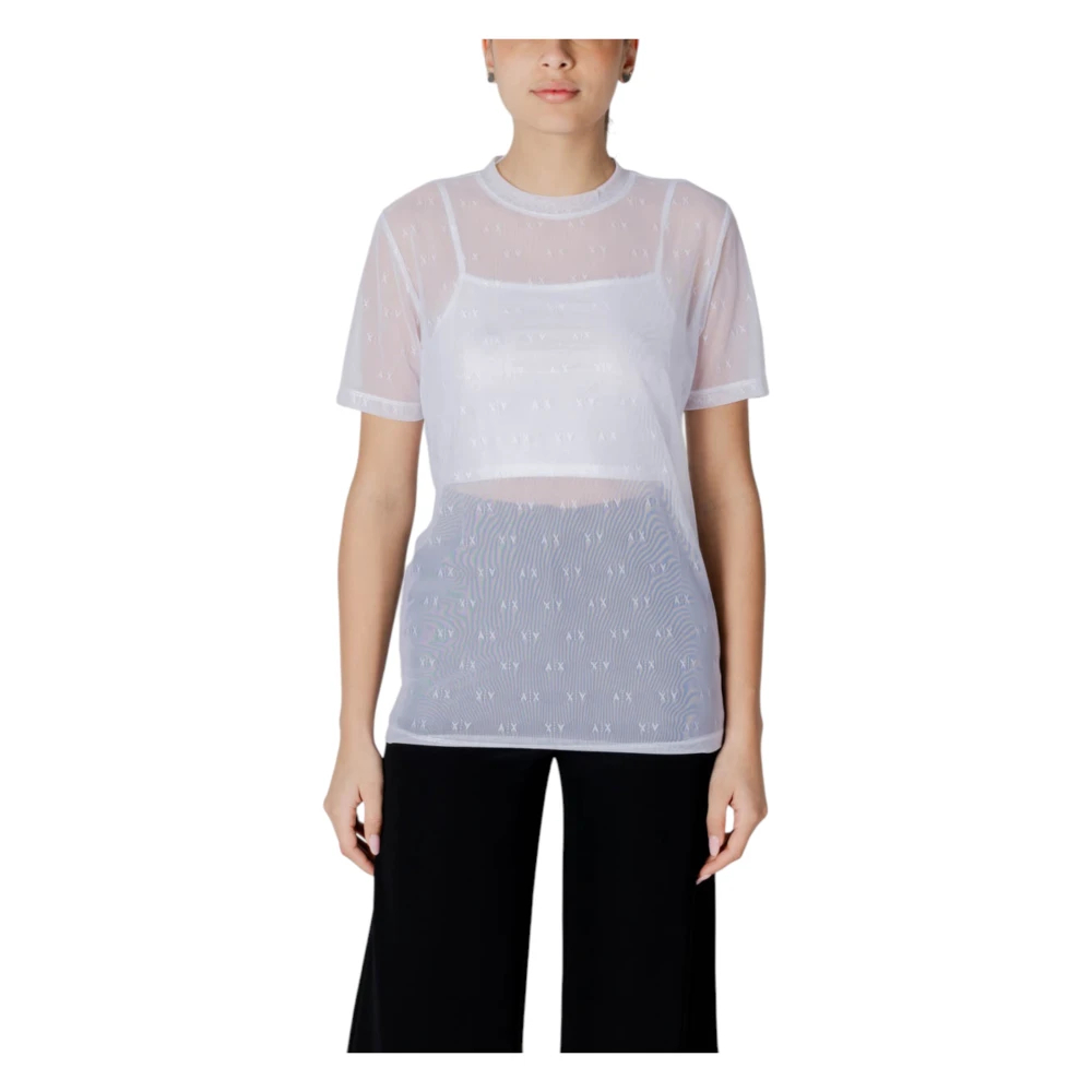 Armani Exchange , Damen, Oberteile, Weiß, M - Bild 3