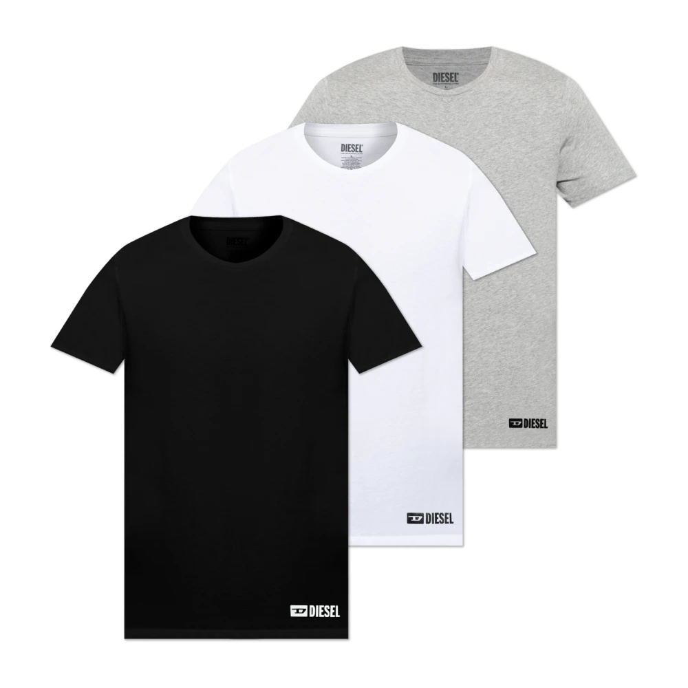 Diesel - Dreierpack T-Shirts - Tops - Herren - Mehrfarbig - Xs