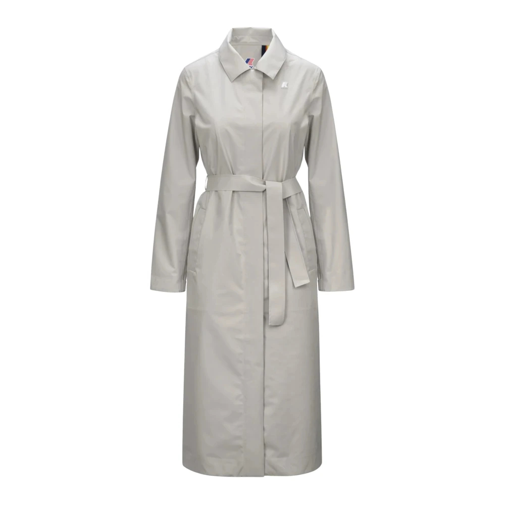 K-Way Damen Beige - Barbra Stretch 2L Coat - Coats - M