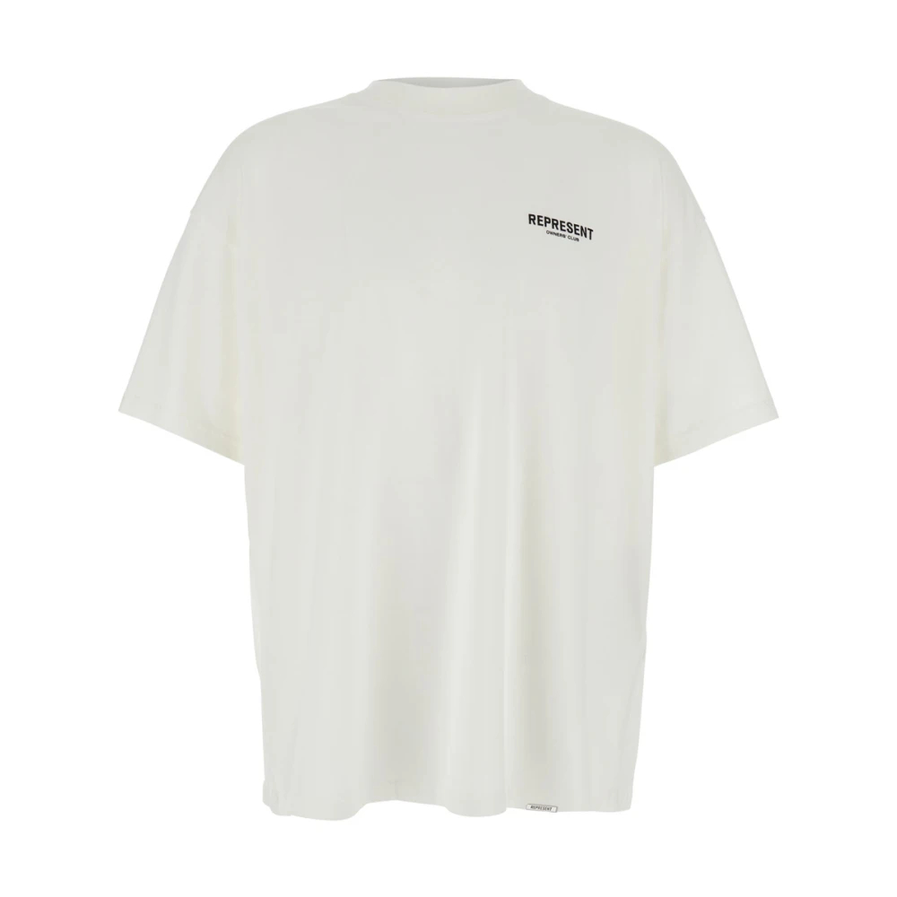 Represent - Weißes Logo T-Shirt - Tops - Herren - Weiß - S