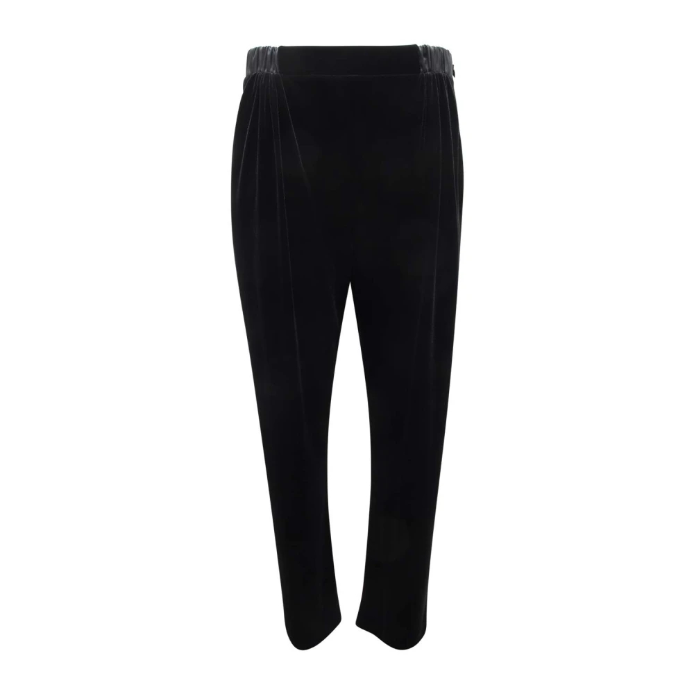 Armani Damen Schwarz - Samthose Made In Italy - Trousers - K - M