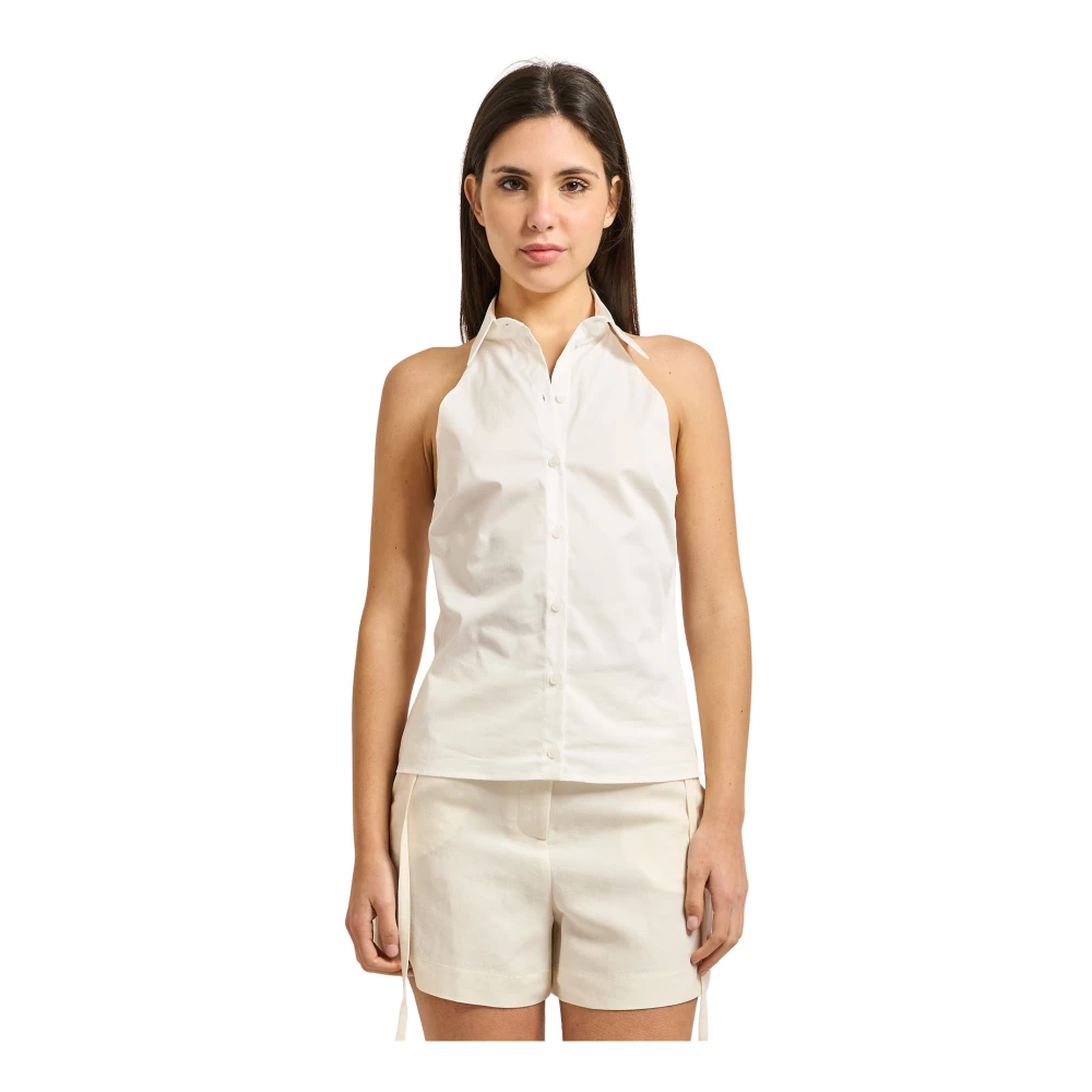 Patrizia Pepe Damen Weiß - Shirts - Tops - L