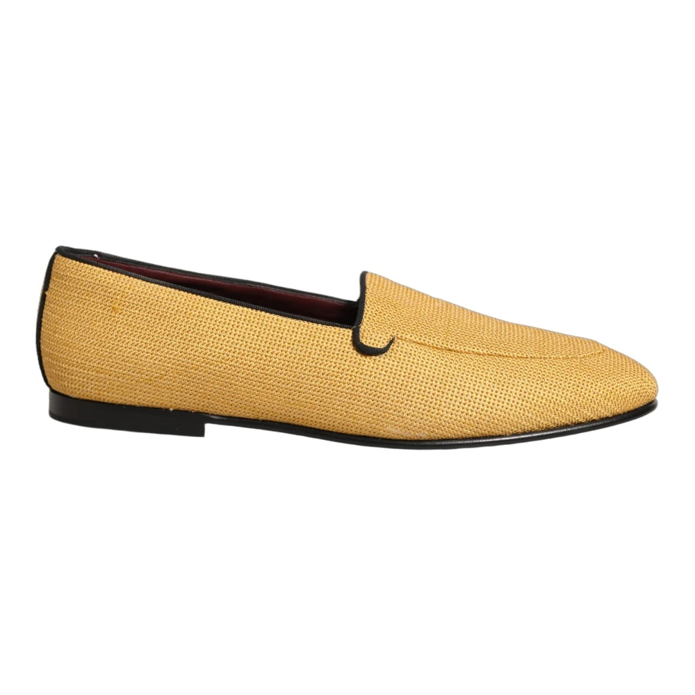 Dolce & Gabbana Herren Gelb - Loafers Dress Schuhe - Shoes - 44 Eu