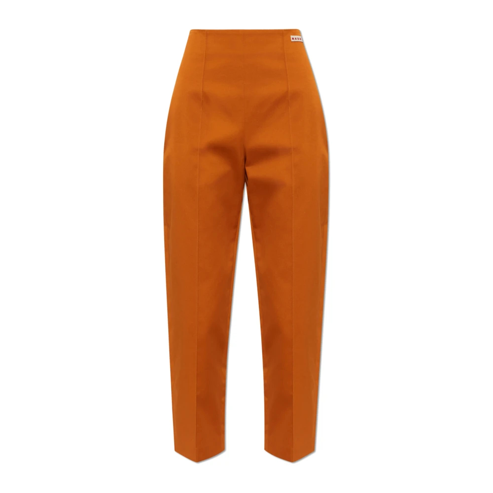 Marni Damen Orange - Gerade Geschnittene Hose - Trousers - 2XS
