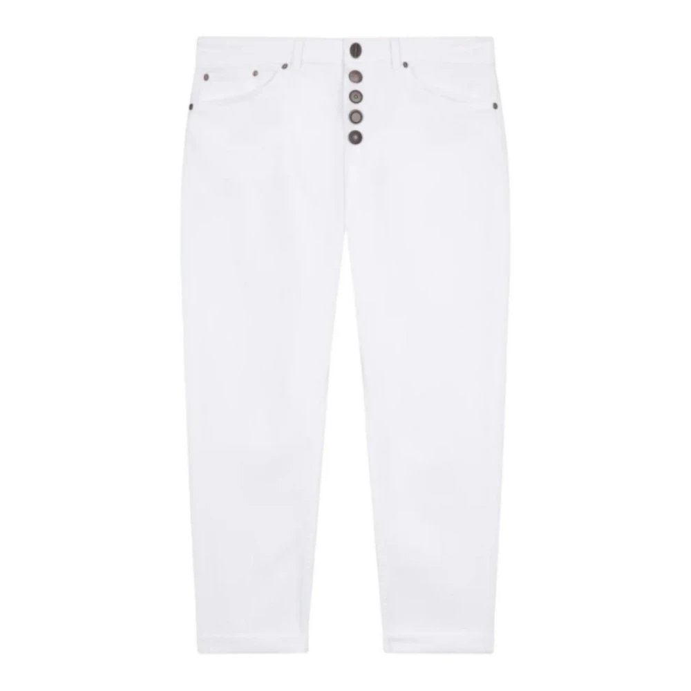 Dondup Damen Weiß - Koons Loose Hosen - Trousers - W28