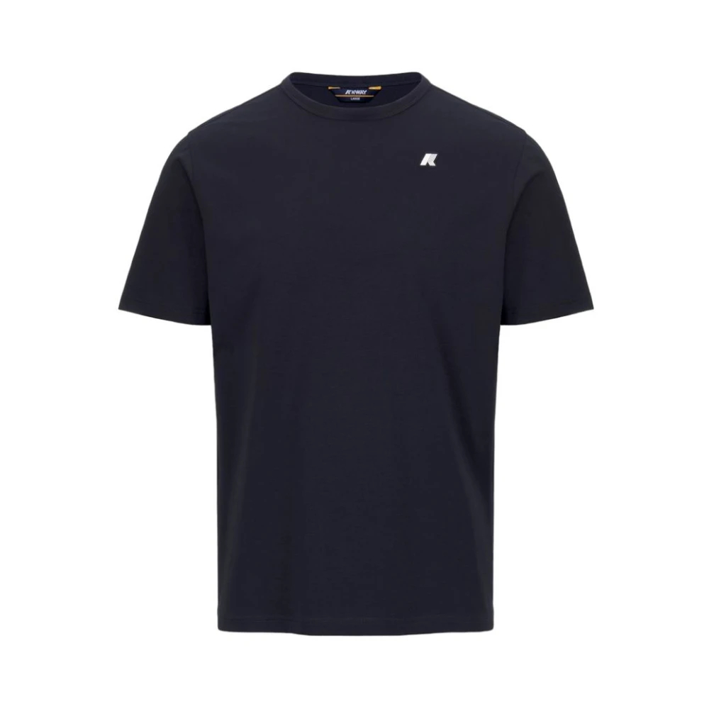K-Way Herren Blau - Kurzärmeliges T-Shirt - Tops - 2XL