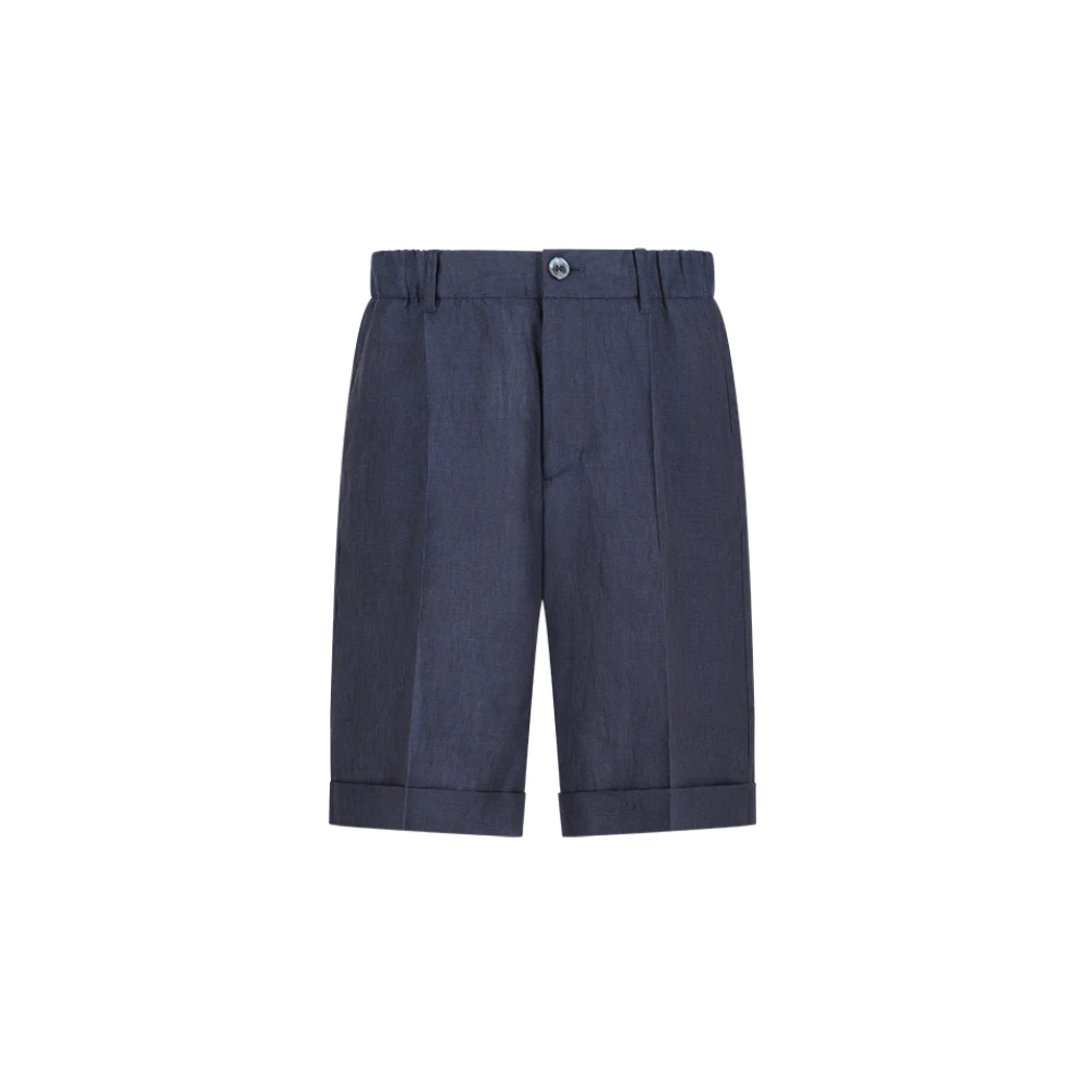 Herno Herren Blau - Shorts Tasche All’americana - Shorts - L
