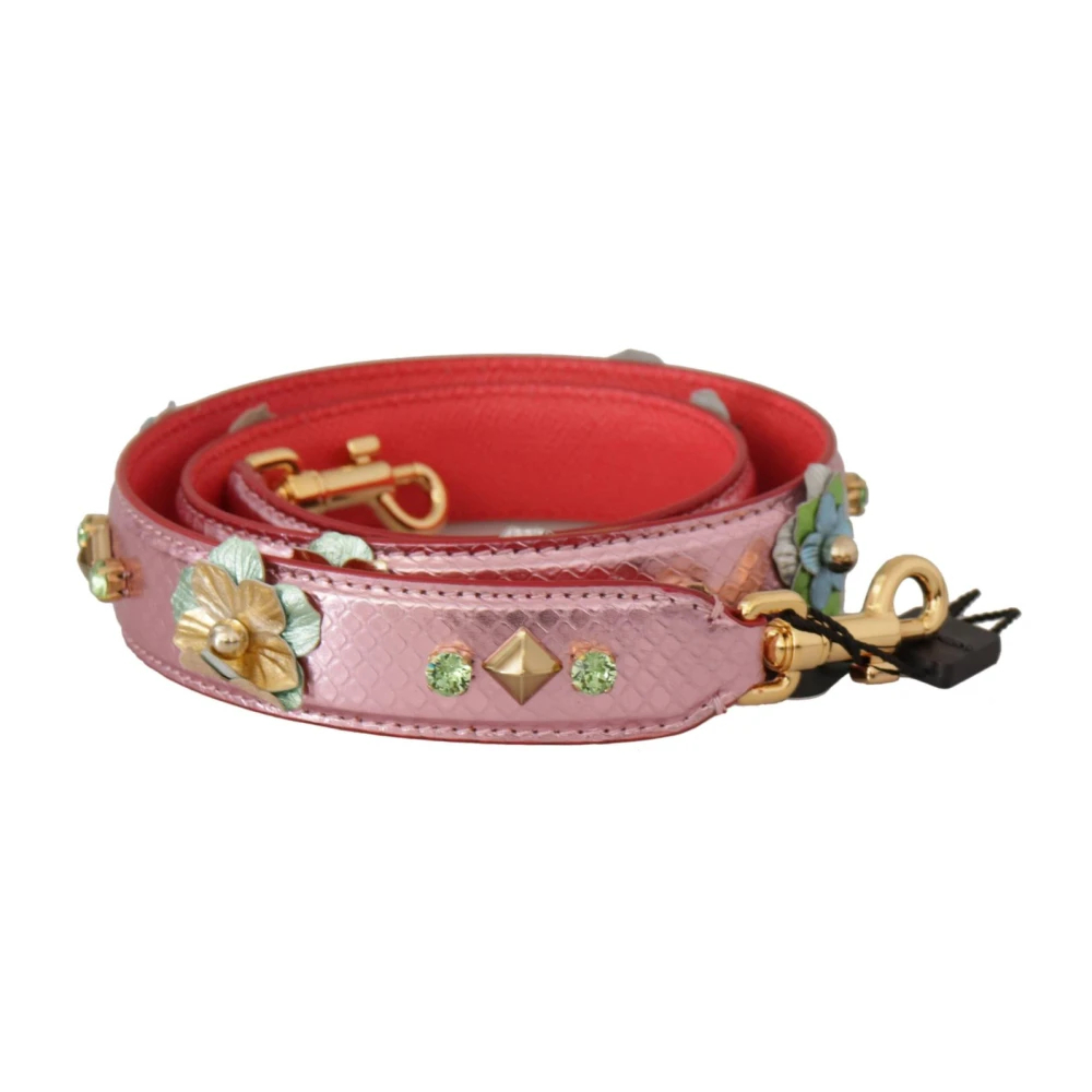 Dolce & Gabbana Damen Rosa - Leder Studded Schulterriemen - Bags - One Size