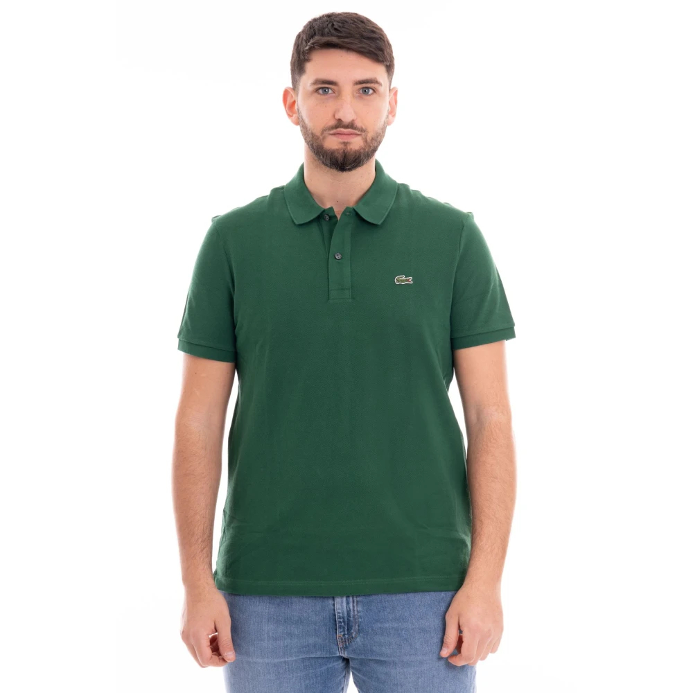 Lacoste Poloshirt Pique Grun Grün Dunkelgrün Größe L - Bild 8