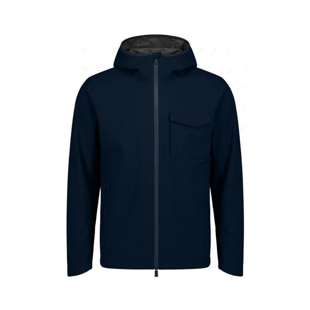 Herno Herren Blau - Laminar Hooded Jacket - Jackets - S