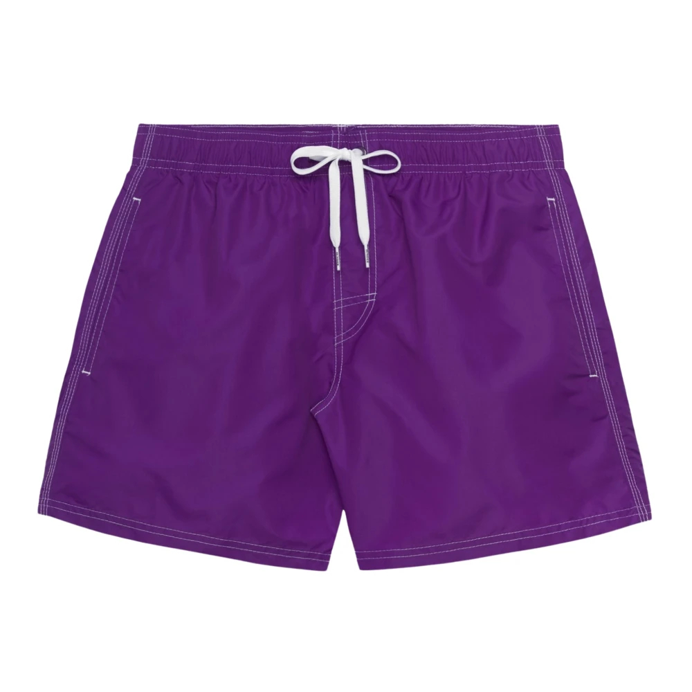 Sundek - Iconic Taffeta Swim Shorts - Swimwear - Herren - Lila - Xl
