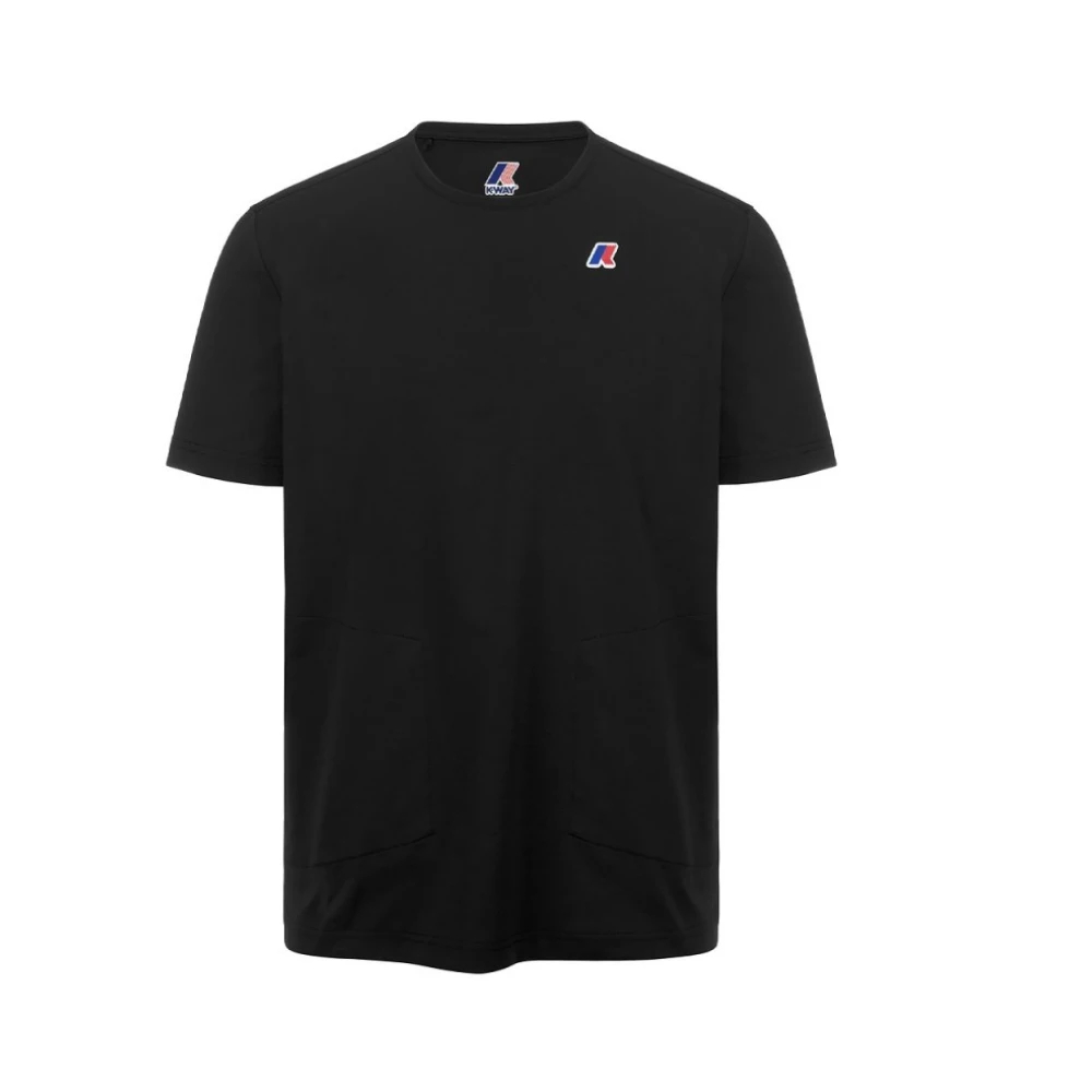 K-Way Herren Schwarz - Seril Travel T-Shirt - Tops - K - 2XL