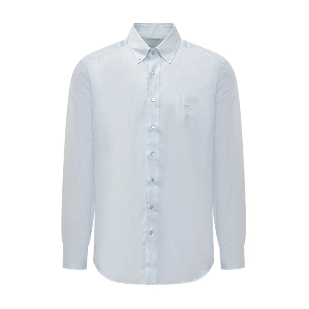 Etro Herren Blau - Hemd Mit Knopfleiste - Shirts - Xl