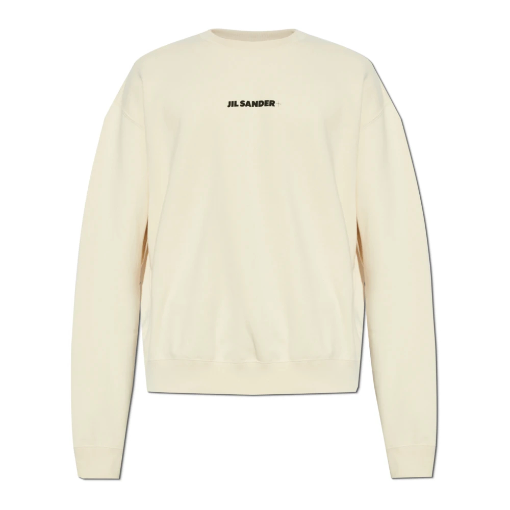 Jil Sander Herren Beige - Sweatshirt Mit Logo - Sweatshirts & Hoodies - L