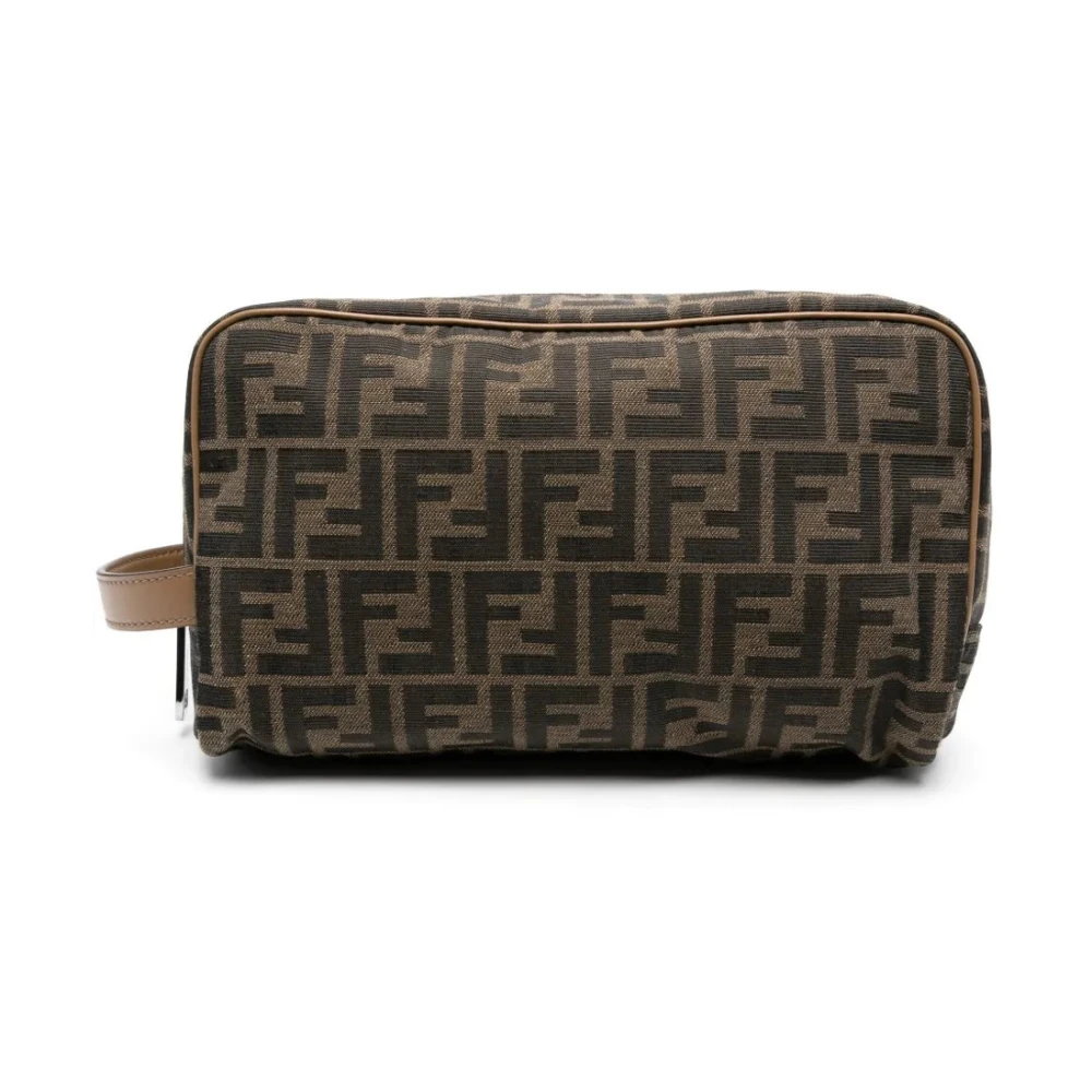 Fendi Herren Braun - Beauty Large Jacquard Ff - Bags - One Size