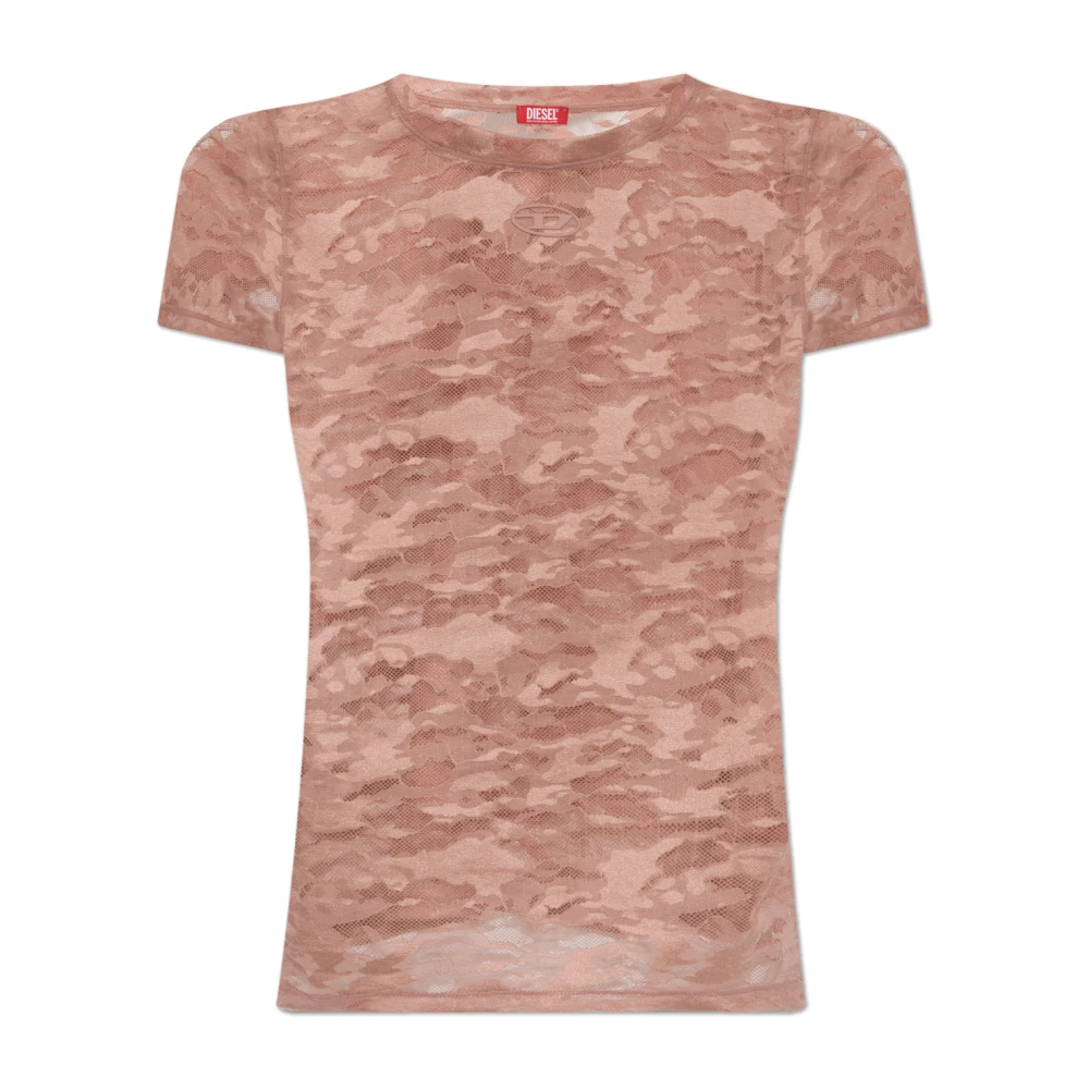 Diesel - Kasia-Utlt T-Shirt - Tops - Damen - Rosa - M