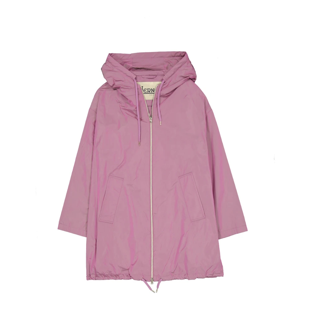 Herno Damen Rosa - Leichter Parka-Mantel - Coats - L