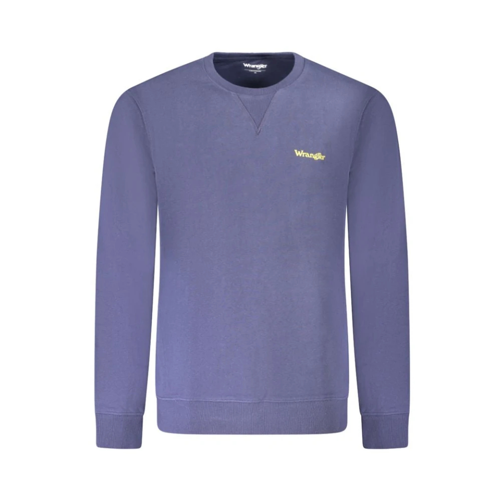 Wrangler Herren Hellgrau Crewneck Sweatshirt Klassischer Stil Klein - Bild 4