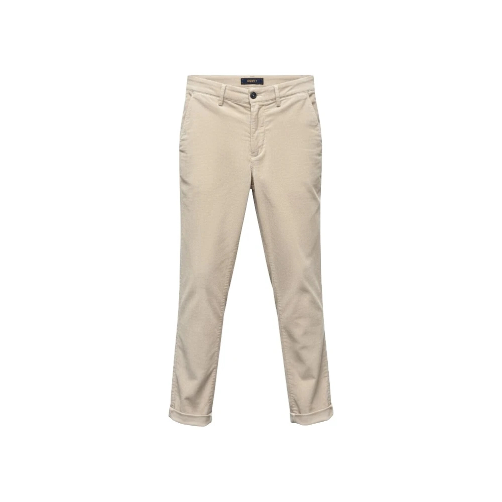 40Weft Herren Beige - Slim-Fit-Hose - Trousers - M