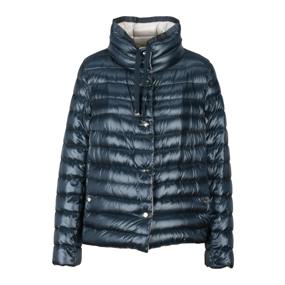 Herno Damen Blau - Wendbare Leichte Daunenjacke - Jackets - S