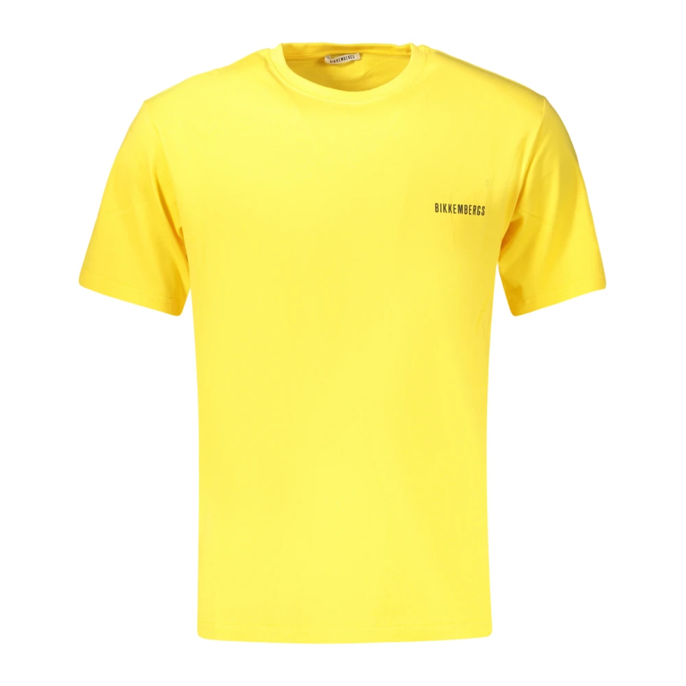 Bikkembergs Herren Gelb - Pupino Kurzarm-T-Shirt - Tops - L