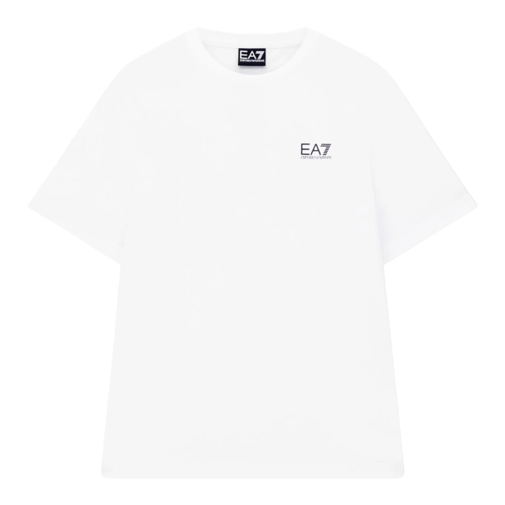 Emporio Armani Ea7 Herren Weiß - Kurzärmeliges T-Shirt - Tops - Xl