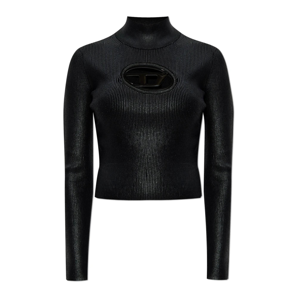 Diesel - Top M-Valari-Tn - Knitwear -Damen -Schwarzk -L