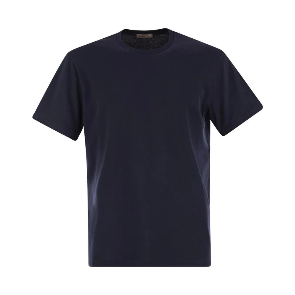 Herno Herren Blau - Kurzärmeliges T-Shirt Mit Rundhalsausschnitt - Tops - 2XL