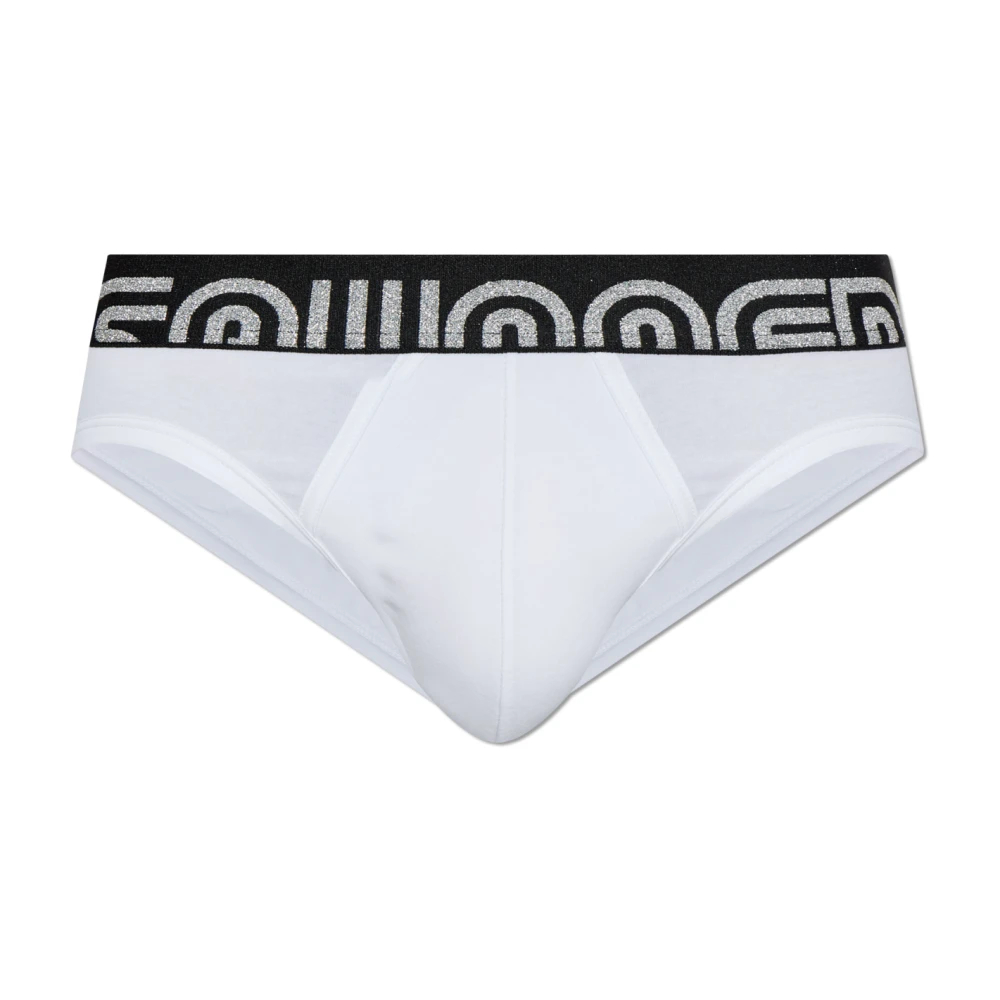 Dsquared2 Herren Weiß - Slips Mit Logo - Underwear - S