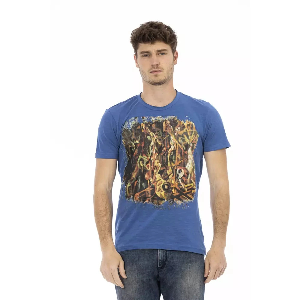 Trussardi Herren Blau - Action Kurzarm-T-Shirt - Tops - L