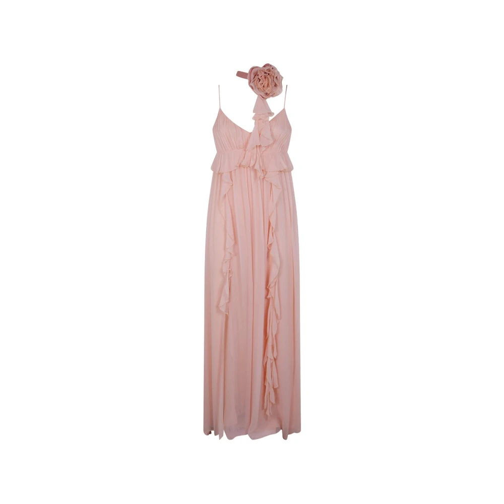 Blugirl Damen Rosa - Kleid Mit Rose - Dresses - S
