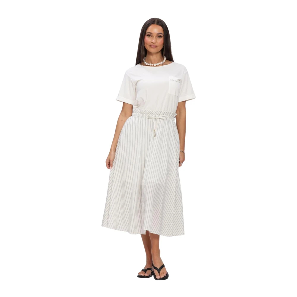 Liu Jo Damen Beige - Abito Ts Nav Midikleid - Dresses - Xl