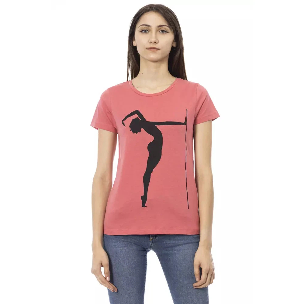 Trussardi Damen Rosa - Action Kurzarm-T-Shirt - Tops - 2XL