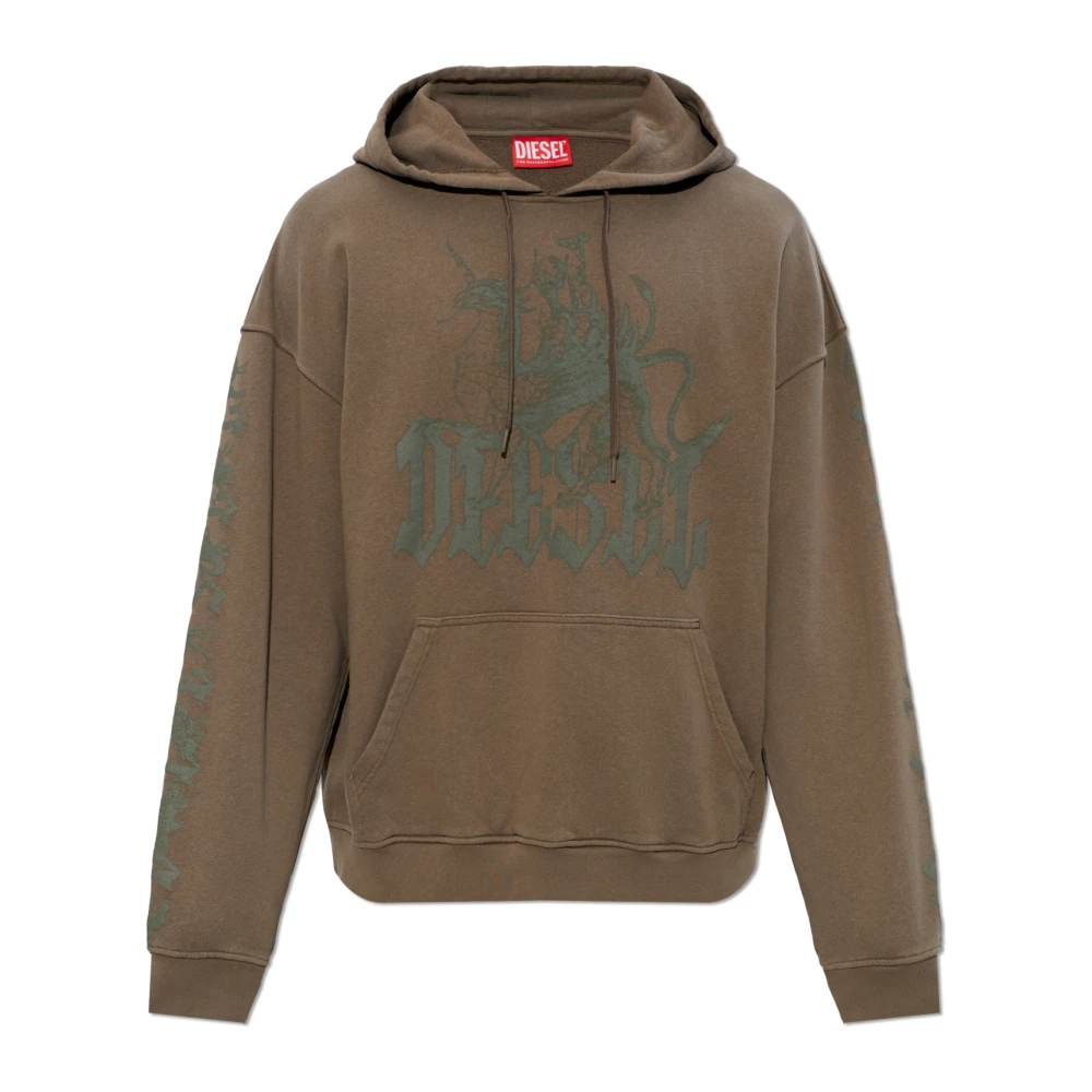 Diesel - S-Griffon Sweatshirt - Sweatshirts & Hoodies - Herren - Braun - L