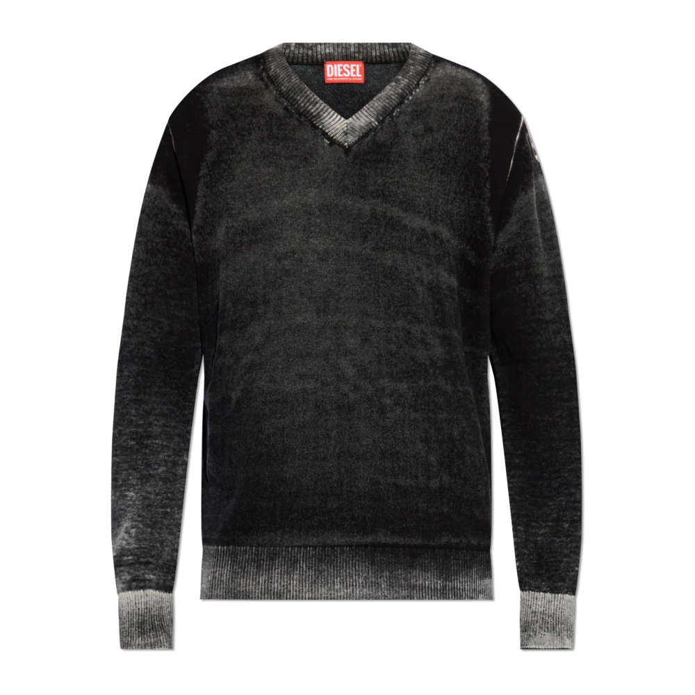 Diesel Herren Schwarz - Sweater K-Veli - Knitwear - K - M