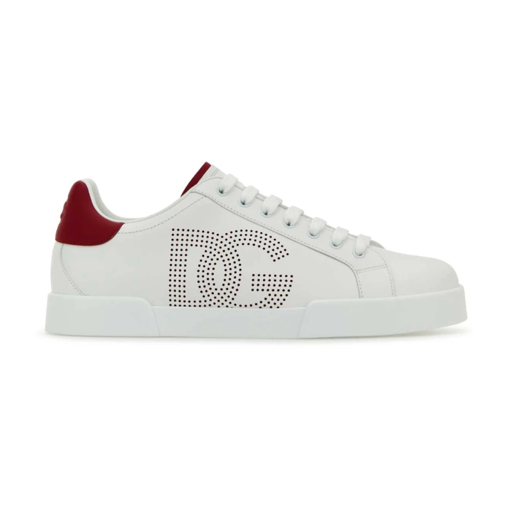 Dolce & Gabbana Herren Weiß - E Nappa-Ledersneakers - Shoes - 44 Eu