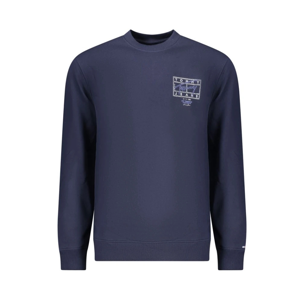 Tommy Jeans, Herren, Pullover, Tjm Reg Entry Dna Play Crew Ext, Blau, (M) - Bild 6
