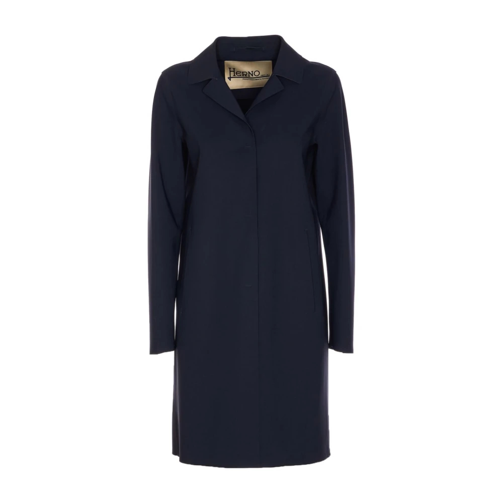 Herno Damen Blau - First-Act Pef Mantel - Coats - M
