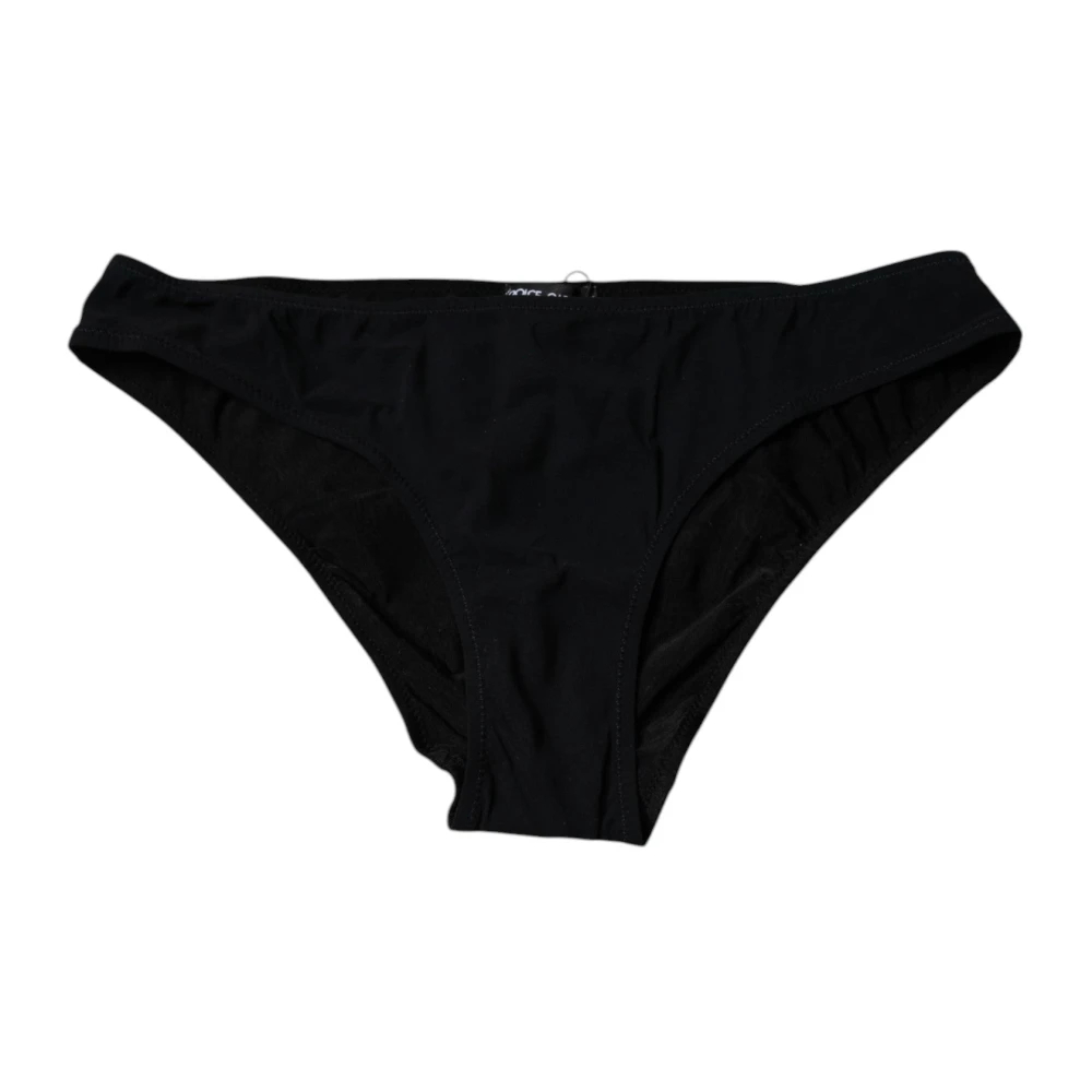 Dolce & Gabbana Damen Schwarz - Mid Waist Panty - Underwear - K - Xs