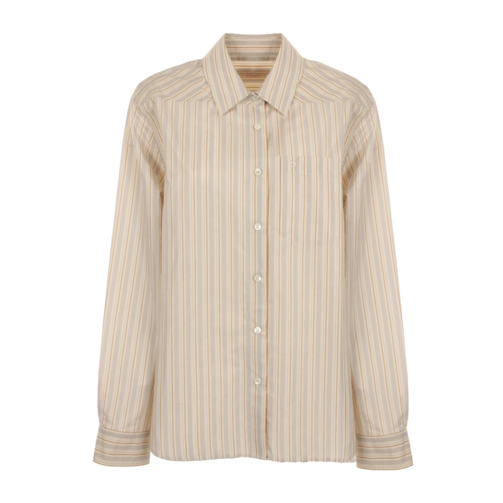 Philosophy Di Lorenzo Serafini Damen Beige - Stylisches Camicia Hemd - Blouses & Shirts - M