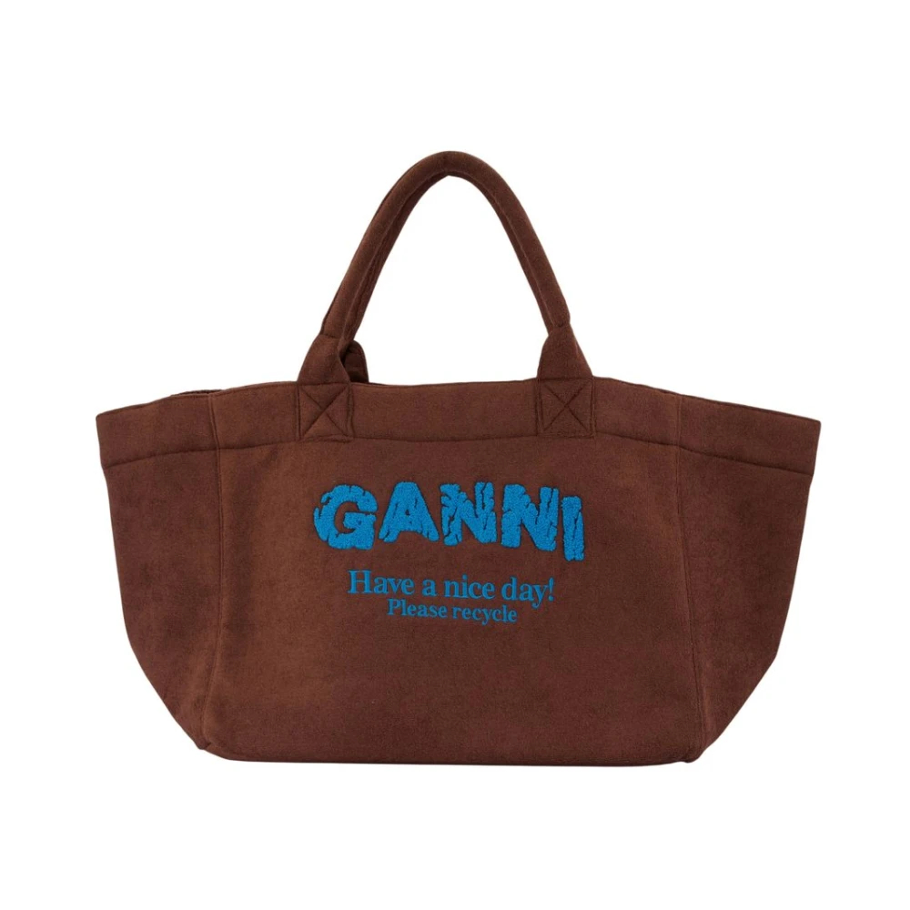 GANNI XXL-Wendeshopper in Braun - Bild 4