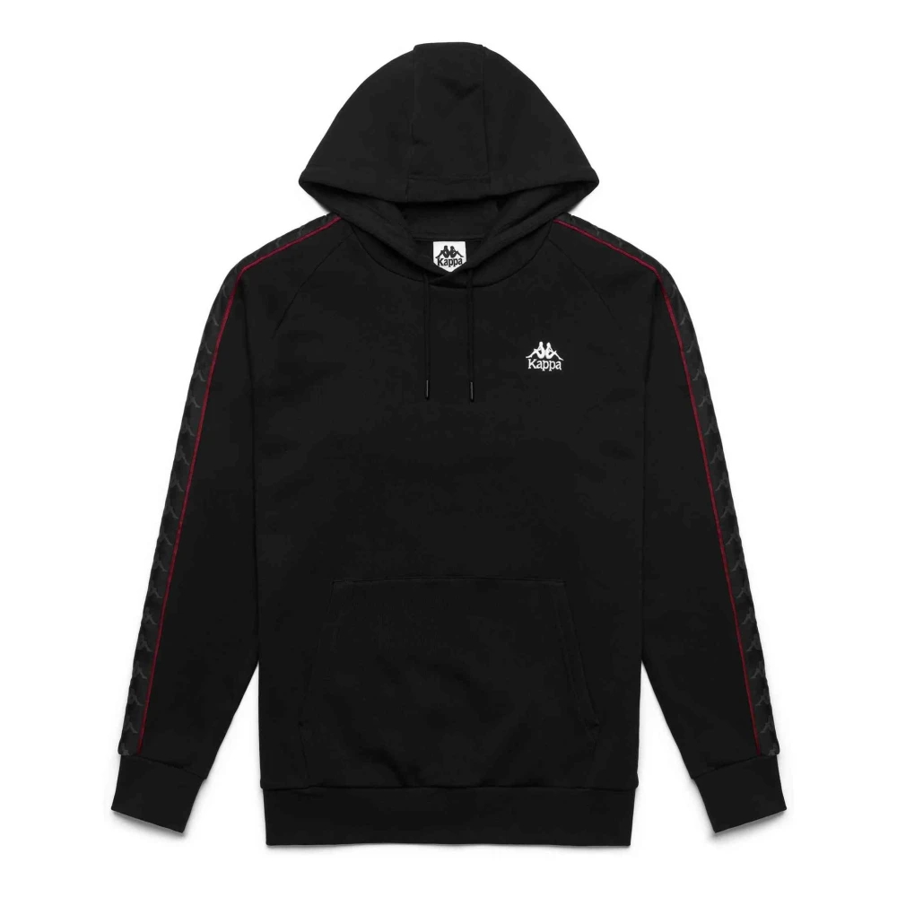 Kappa Herren Schwarz - Madison Fleece Hoodie - Sweatshirts & Hoodies - K - S